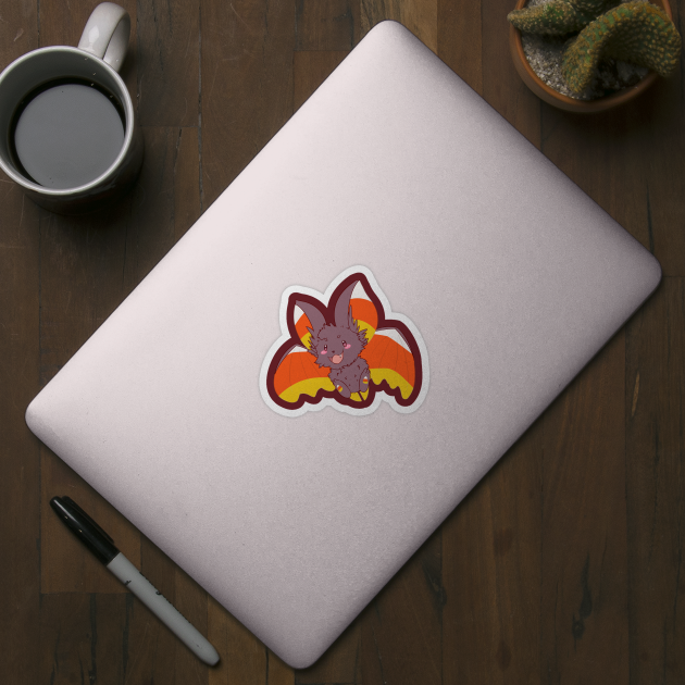 Candy Corn Bat Cutie by kelsmister